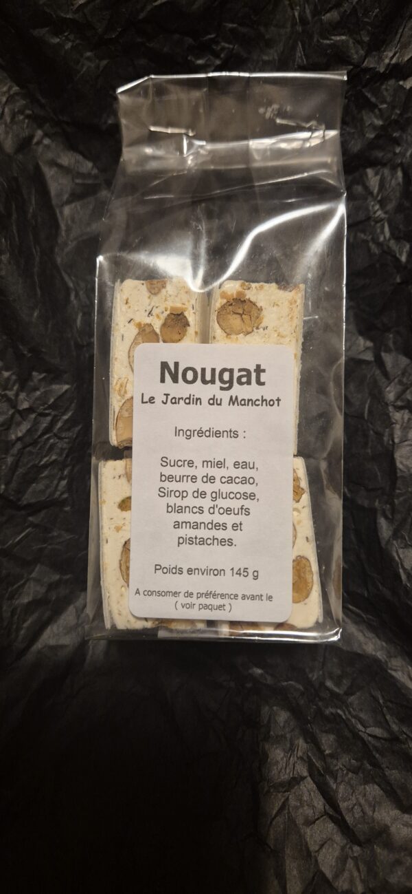 Nougat artisanal 145 g – Le Jardin du Manchot – Image 2