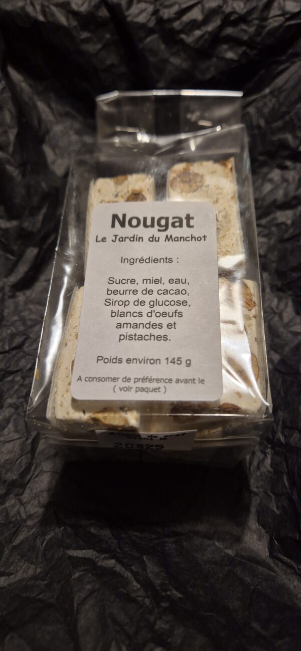 Nougat artisanal 145 g – Le Jardin du Manchot